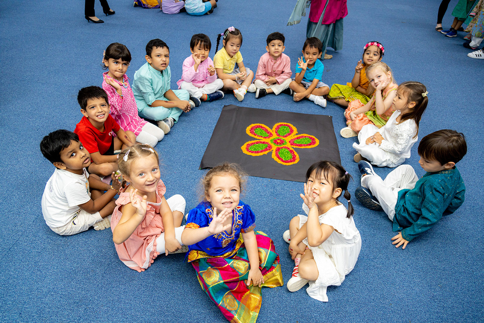 OFS Kindergartent students during Deepavali celebration