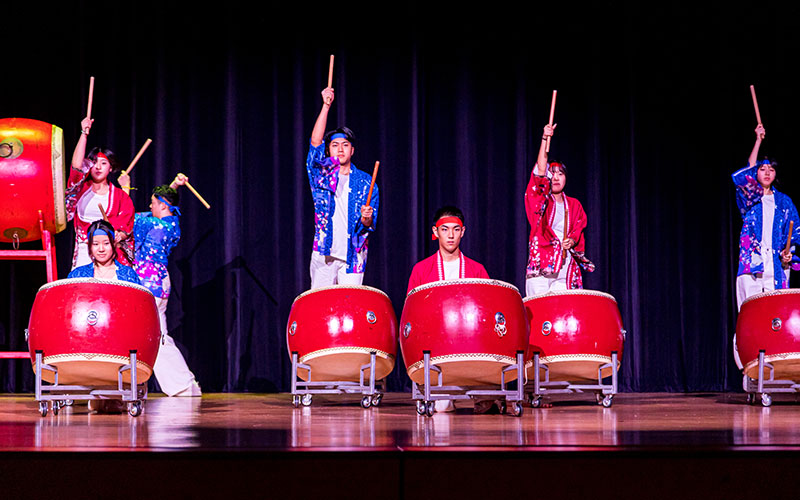 OFS High School students performing during Culture Festival Show